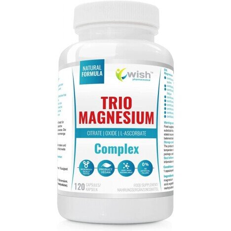 Wish Trio Magnesium Complex 400mg - 120 Capsule